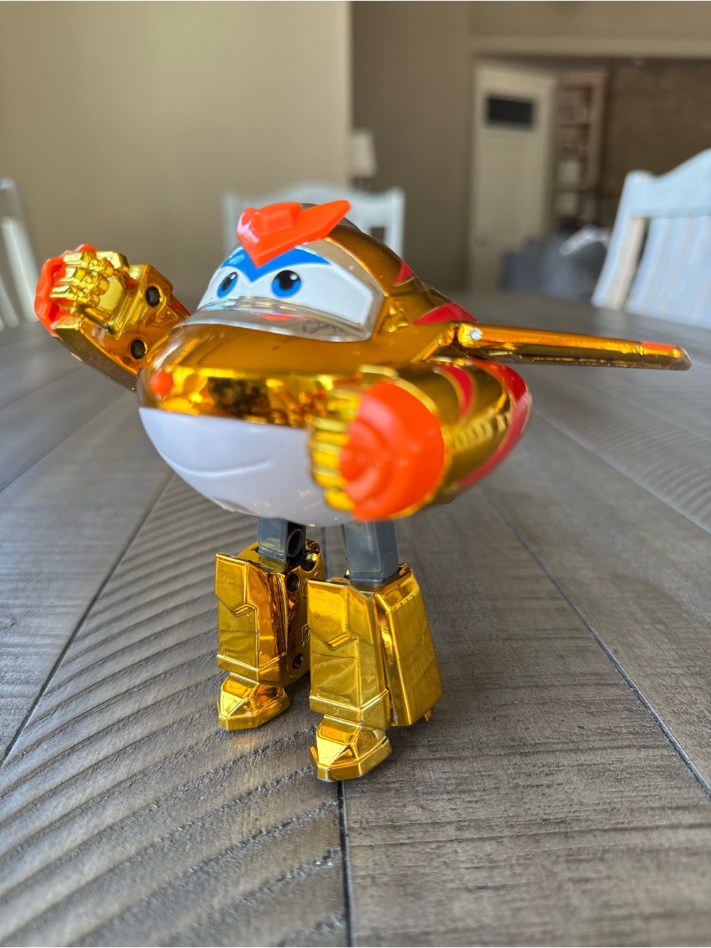 Super Wings 5" Transforming Golden Boy - Airplane Toys Vehicle Action Figure - Picture 6 of 14
